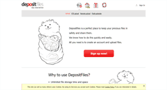 Desktop Screenshot of depositfiles.com