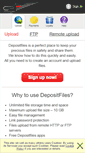 Mobile Screenshot of depositfiles.com